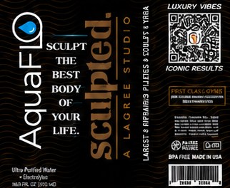 AquaFlo label for Sculpted